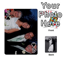 Melissa & Patrick Wedding Photos - Playing Cards 54 Designs (Rectangle)