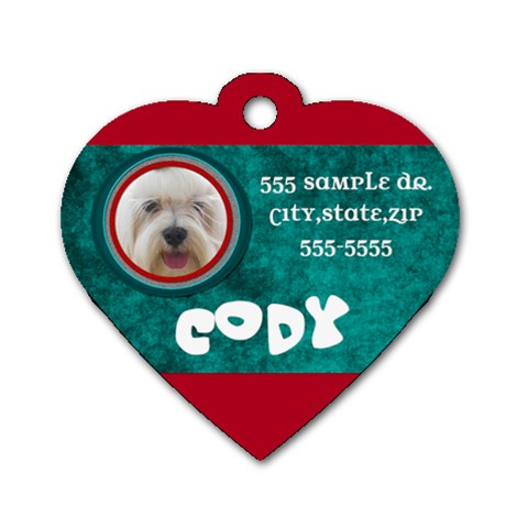 Dog Tag By Brooke Front
