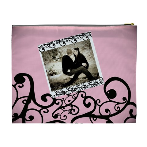 Romantic Xl Cosmetic Bag By Danielle Christiansen Back