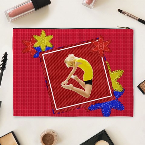 Cheery Cosmetic Bag Xl By Danielle Christiansen Back