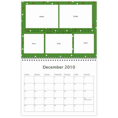 Miller Calendar 2011 By Anna Dec 2010