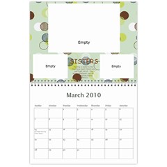 Miller Calendar 2011 By Anna Month