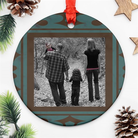 Framed Round Ornament 2 Photo By Amanda Bunn Back