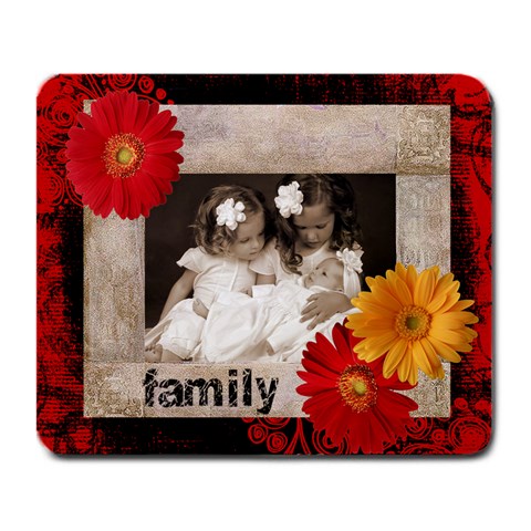 Family Gerbera Mousemat By Catvinnat Front