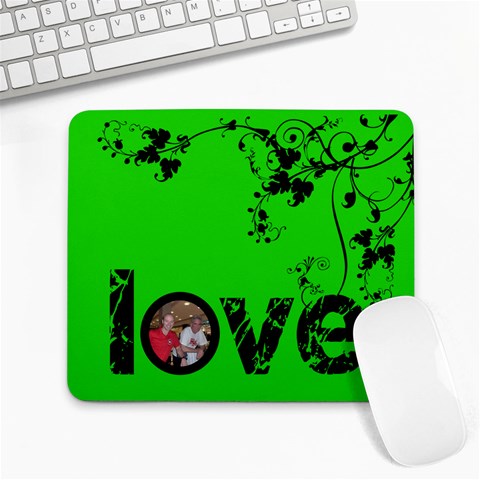 Acid Lime Love  Mousemat By Catvinnat Front