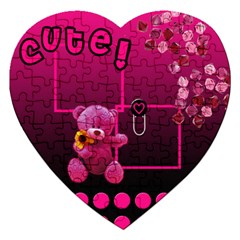 Cute - Puzzle - Jigsaw Puzzle (Heart)