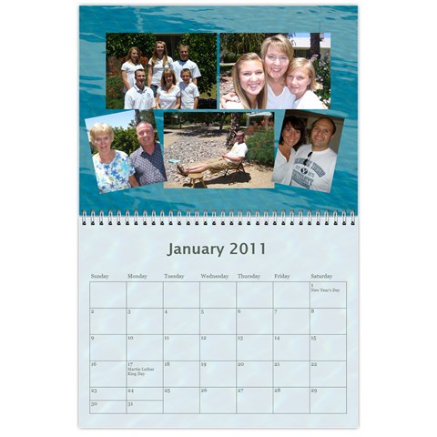 2011 Calendar By Shelley Peterson Jan 2011