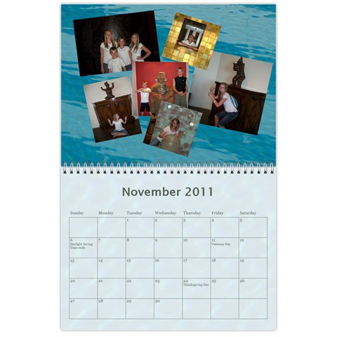 2011 Calendar By Shelley Peterson Nov 2011