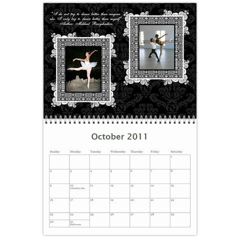 Pact Calendar By Tracy Gardner Oct 2011
