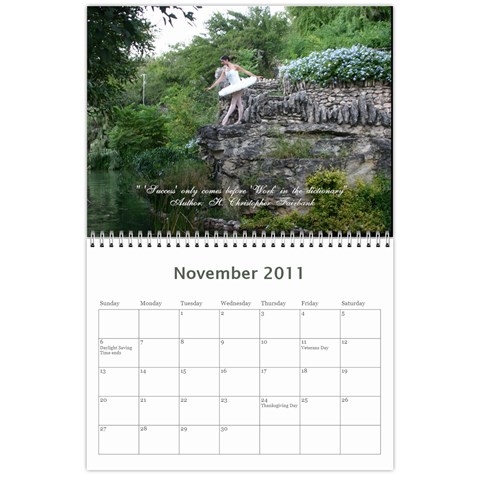 Pact Calendar By Tracy Gardner Nov 2011