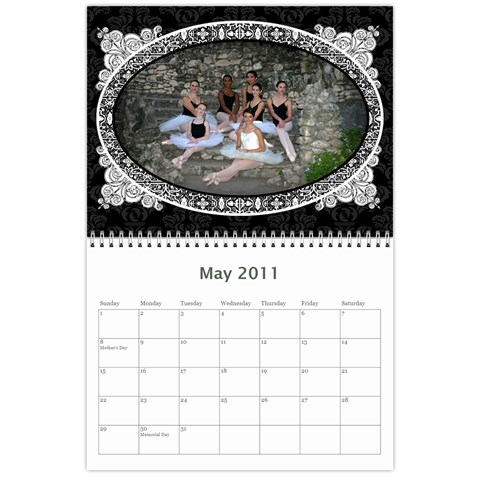 Pact Calendar By Tracy Gardner May 2011