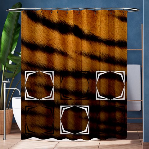 Tiger 60 x72  Curtain