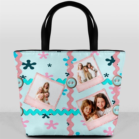 Photo Board Bucket Bag By Danielle Christiansen Front