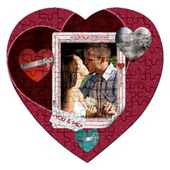 You & Me Heart Puzzle