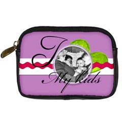 I love My kids - Digital Camera Leather Case