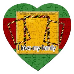 family - Jigsaw Puzzle (Heart)