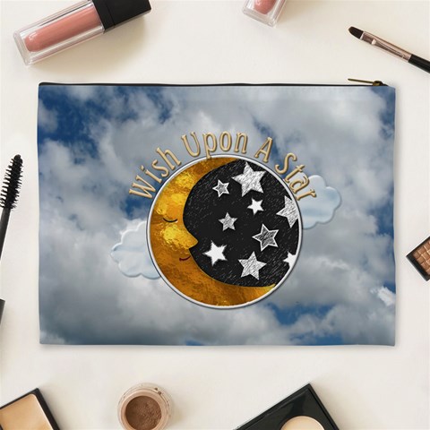 Wish Upon A Star Xl Cosmetic Bag By Lil Back