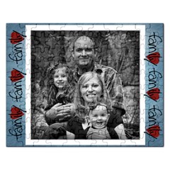 Single Photo Family Puzzlw