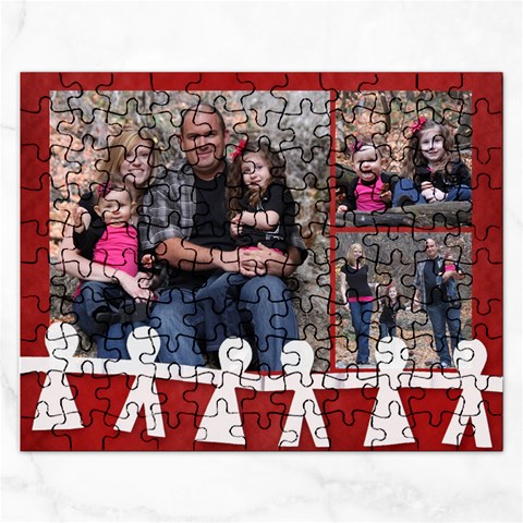 3 Photo Family Puzzle By Amanda Bunn Front