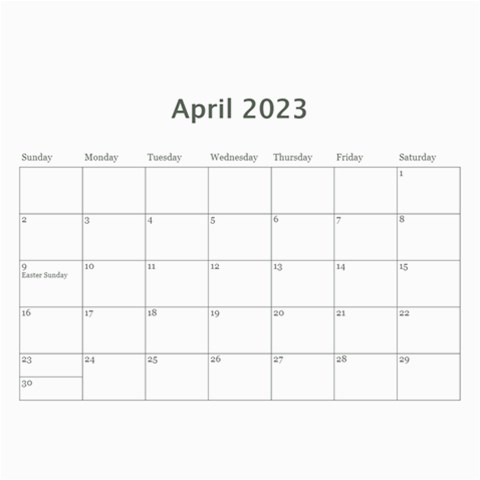Calander 2023 By S Comiso Aug 2023