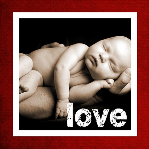 Live Laugh Love Christmas Red Photo Cube By Catvinnat Side 3