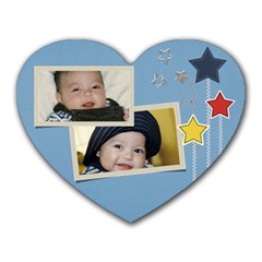 Mousepad-heart- STARS - Heart Mousepad