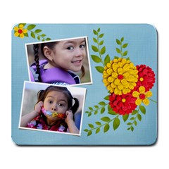 Mousepad- Bright Flowers - Large Mousepad