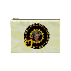 Yellow Pansy Medium Cosmetic Case - Cosmetic Bag (Medium) Yellow Pansy Medium Cosmetic Case - Cosmetic Bag (Medium)