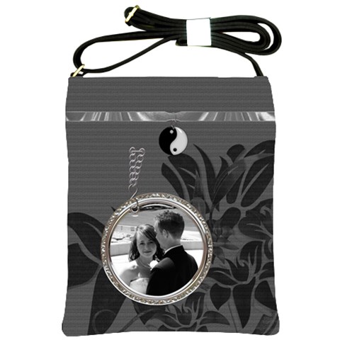 Yin Yang Shoulder Sling Bag By Lil Front