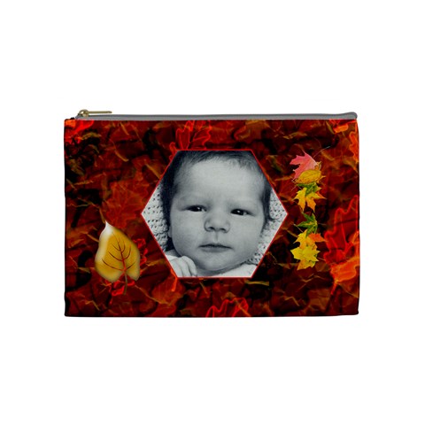 Autumn Song Medium Cosmetic Case By Joan T Front