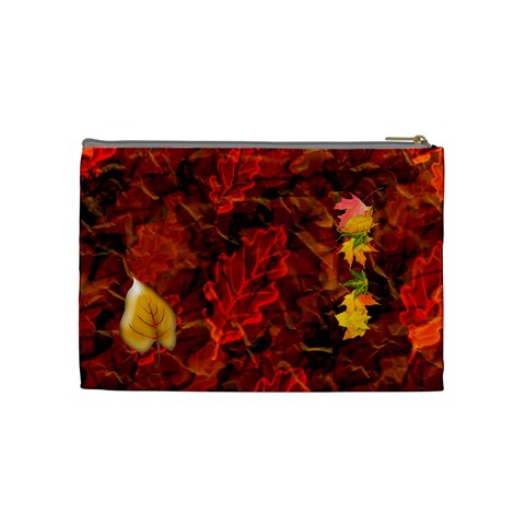 Autumn Song Medium Cosmetic Case By Joan T Back
