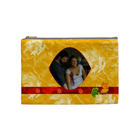 Autumn Song Medium Cosmetic Case By Joan T Front