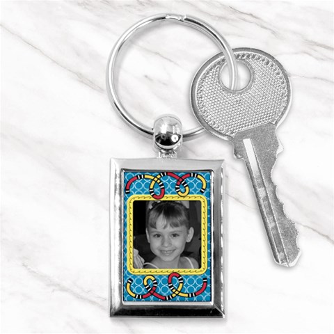 Rectangle Key Chain By Martha Meier Front