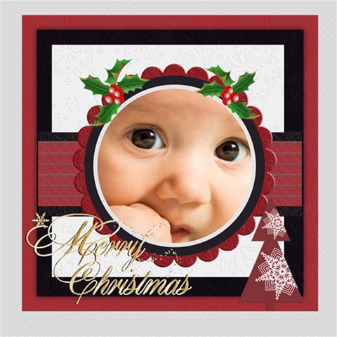 Xmas By Joely 12 x12  Scrapbook Page - 1