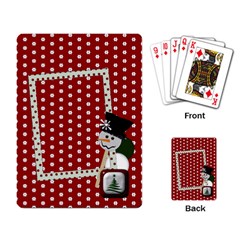 Christmas Playing Cards 1001 - Playing Cards Single Design (Rectangle)