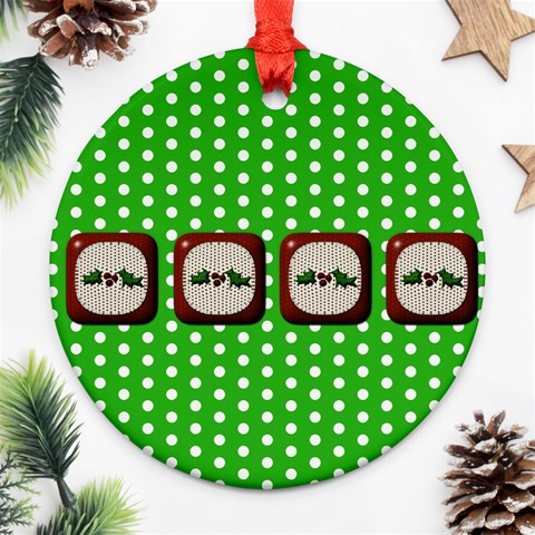Ornament Christmas 1002 By Lisa Minor Back