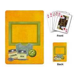 Playing Card Peas And Carrots