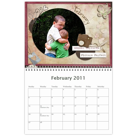 2011 12 Month Calendar By Lisa Feb 2011