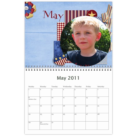 2011 12 Month Calendar By Lisa May 2011