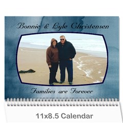 mom and dad - Wall Calendar 11  x 8.5  (12-Months)