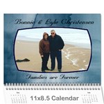 mom and dad - Wall Calendar 11  x 8.5  (12-Months)