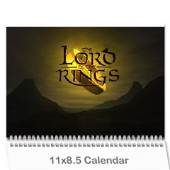 lotr calendar - Wall Calendar 11  x 8.5  (12-Months)