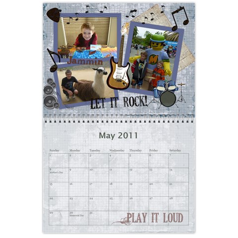 2011 Calendar By Lmw May 2011