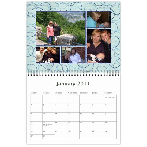 Calendar 2010 By April Schaack Jan 2011