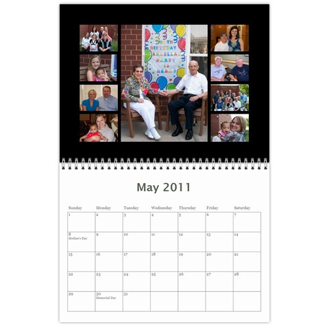 Calendar 2010 By April Schaack May 2011