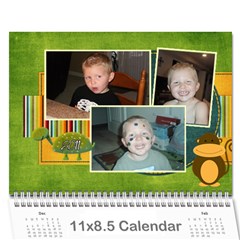 FINISHED CALENDAR - Wall Calendar 11  x 8.5  (12-Months)