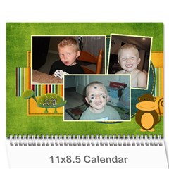 FINISHED CALENDAR - Wall Calendar 11  x 8.5  (12-Months)