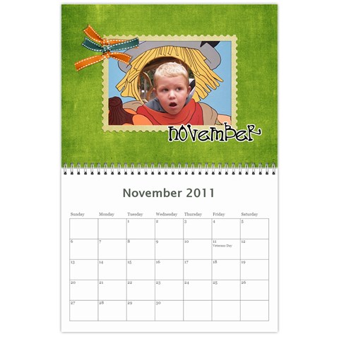 Finished Calendar By Katie Nov 2011