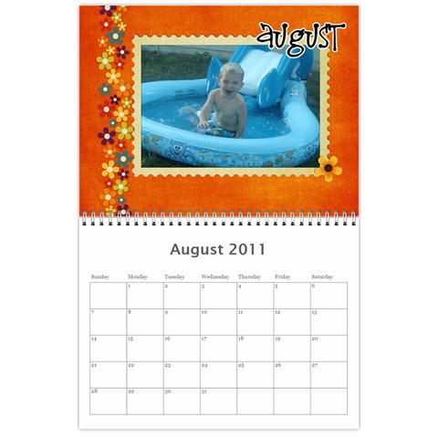 Finished Calendar By Katie Aug 2011