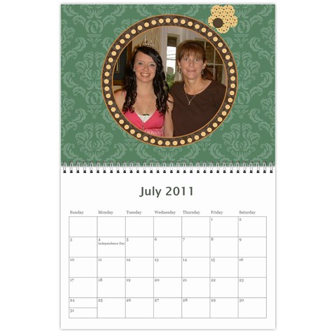 Moms Calandar By Dina Knowles Jul 2011